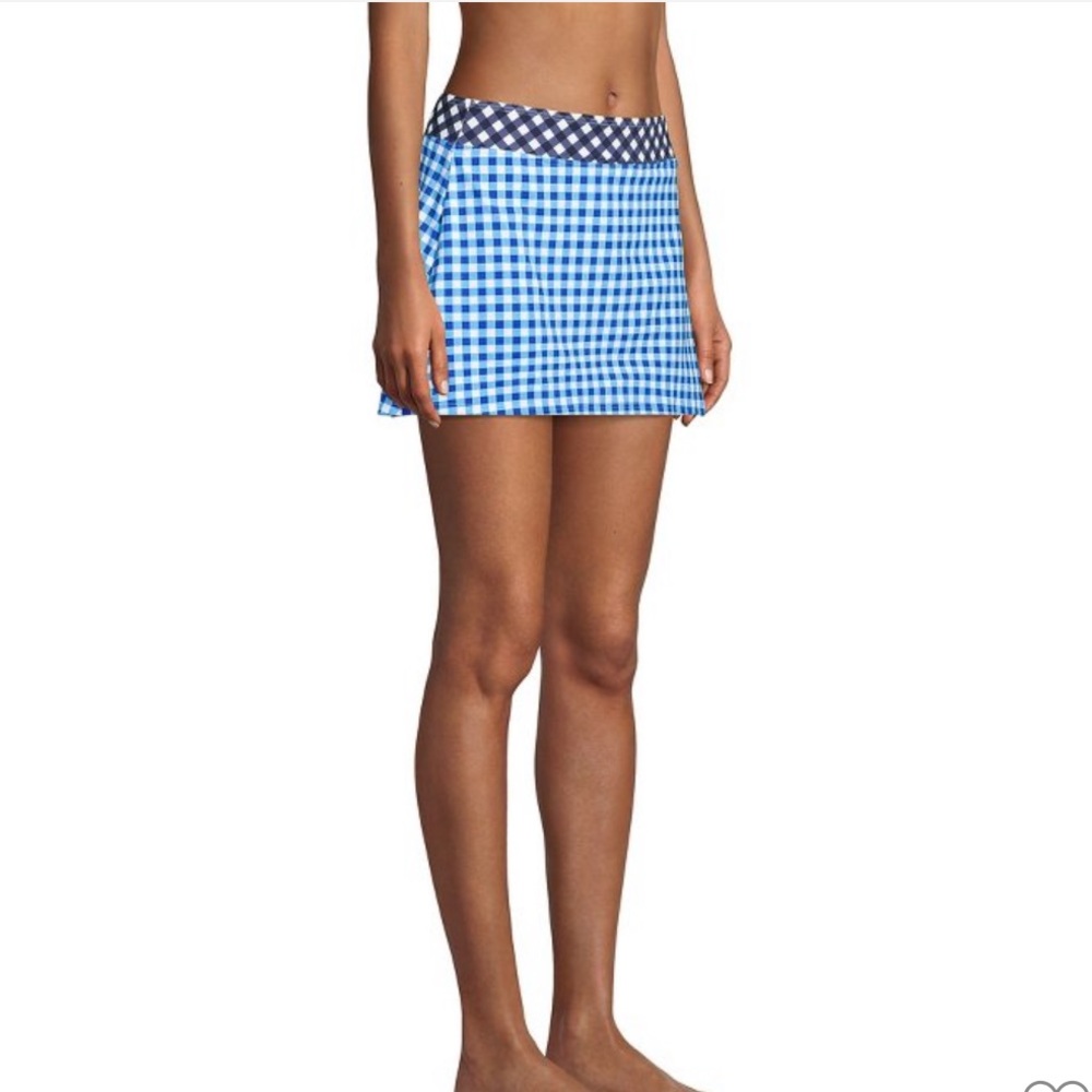 NWT Draper James x Lands' End Women's Swim Skirt Swim Bottoms with Pocket - Picture 3 of 8